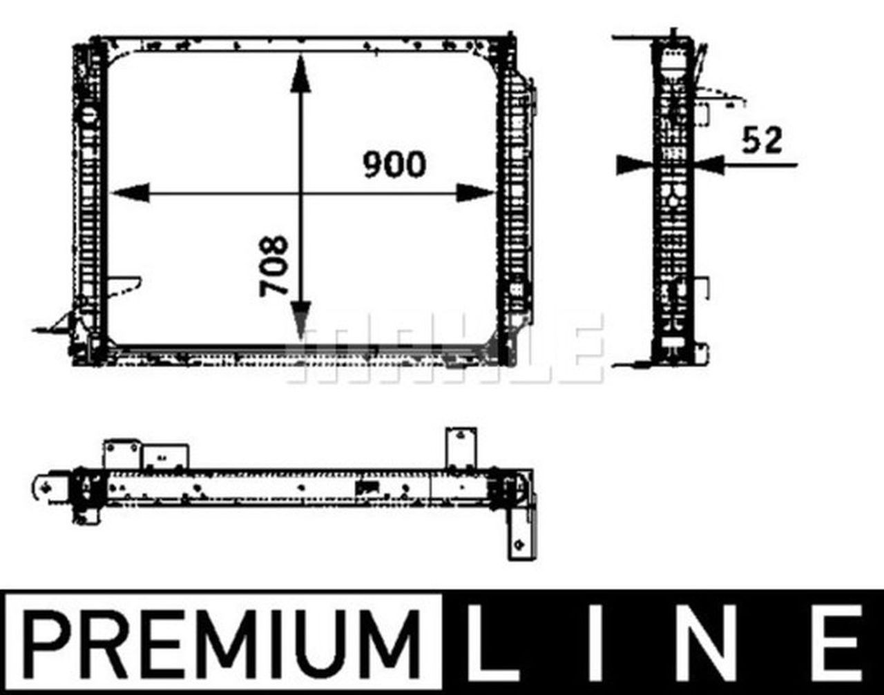 MAHLE Truck/Bus Radiator CR732000P