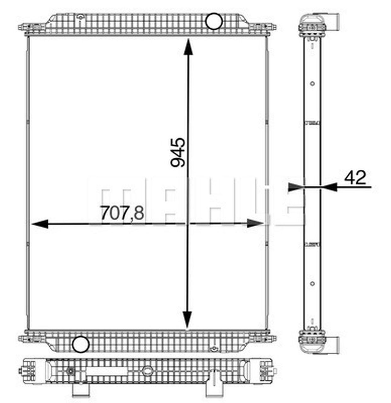 MAHLE Truck/Bus Radiator CR734000P