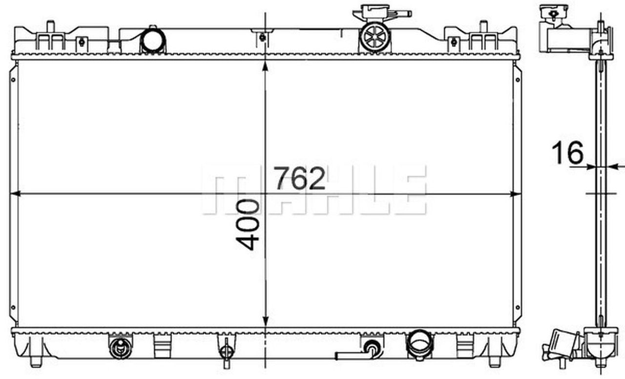 MAHLE PC Radiator CR742000S