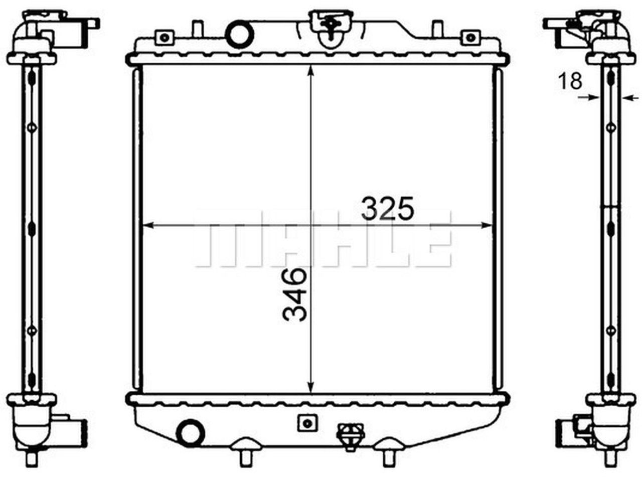 MAHLE PC Radiator CR744000S