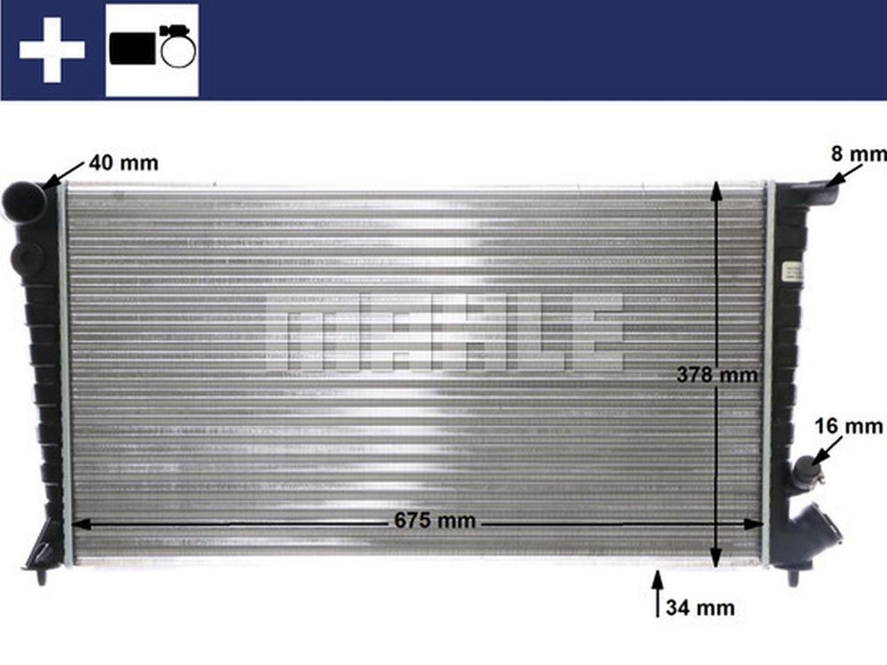 MAHLE PC Radiator CR750000S