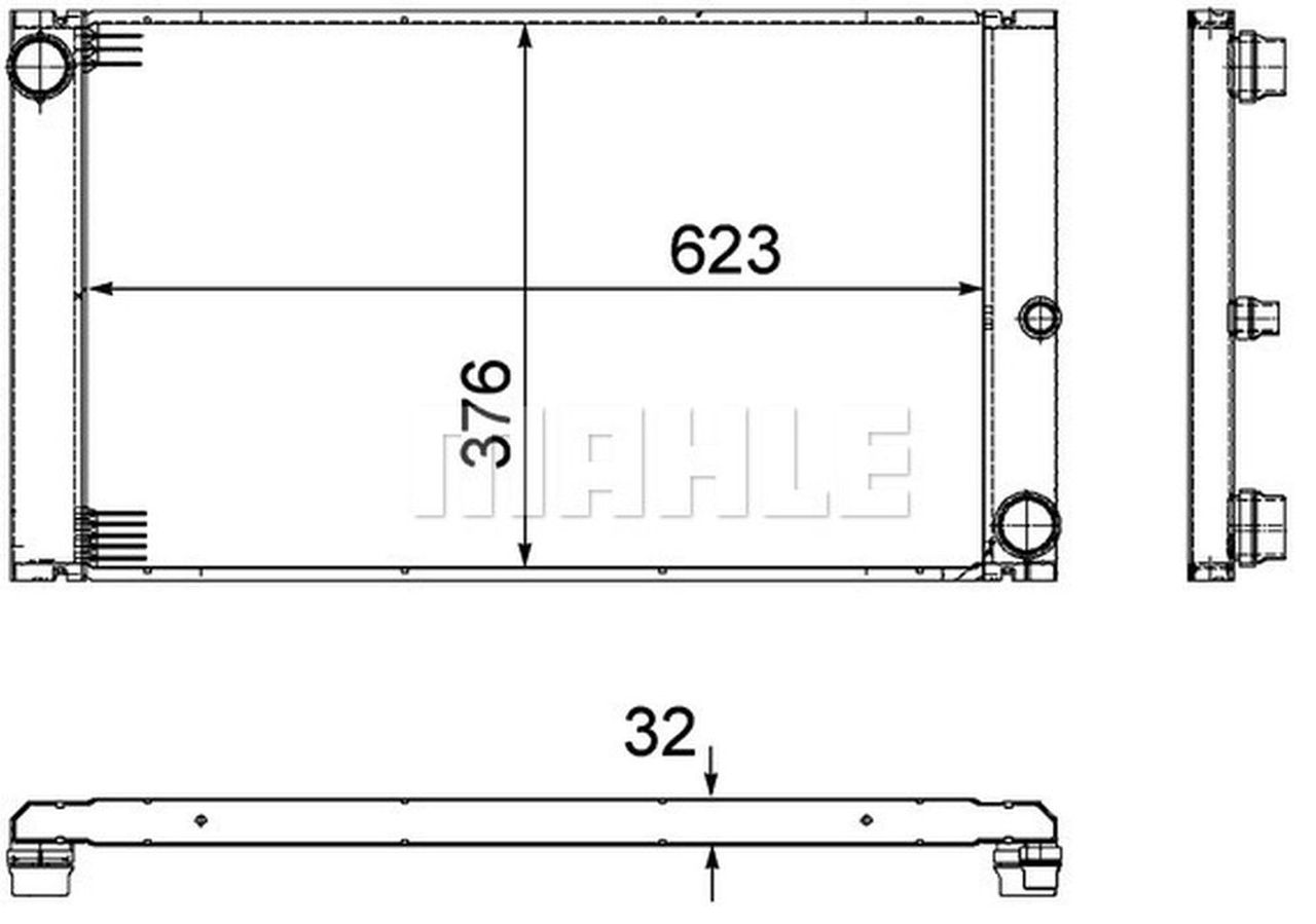 MAHLE PC Radiator CR766000P