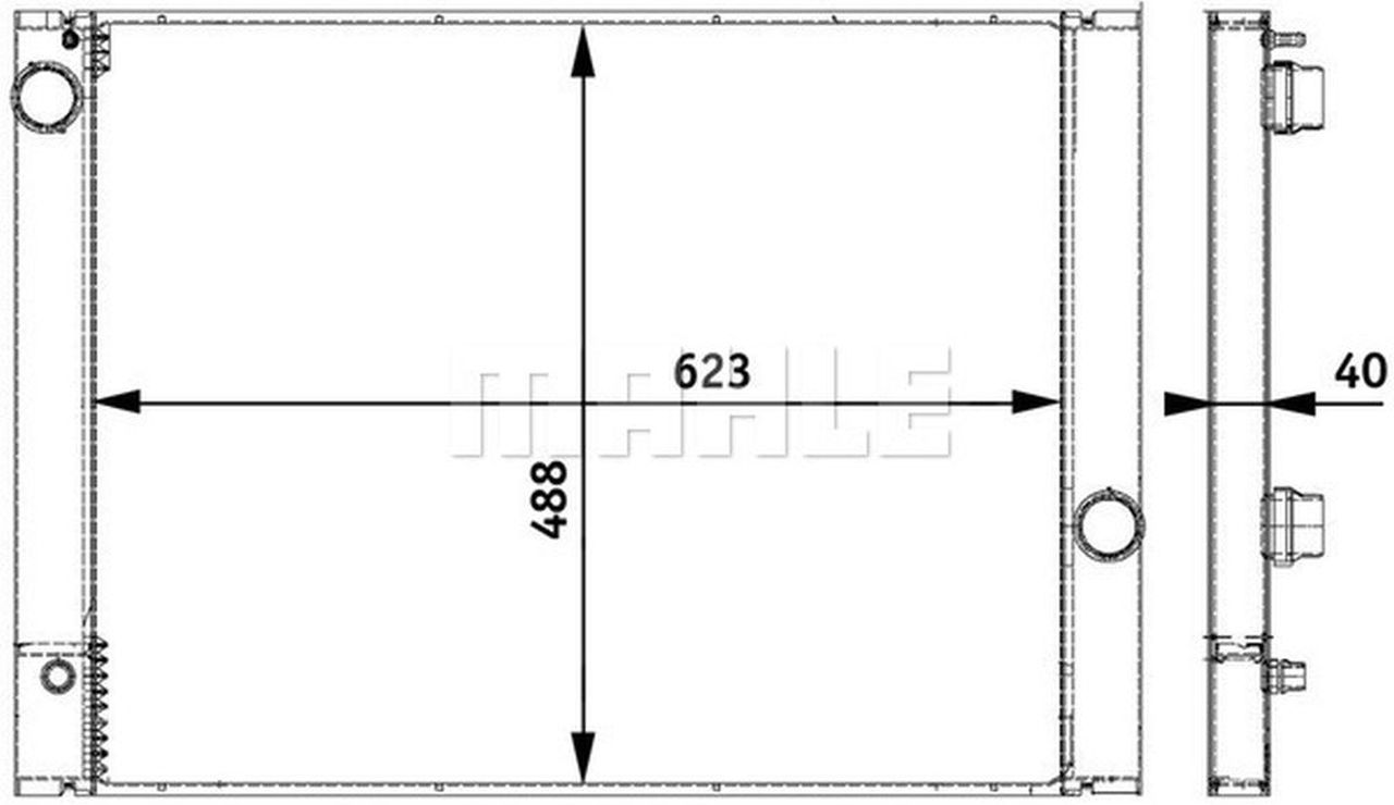 MAHLE PC Radiator CR776000P