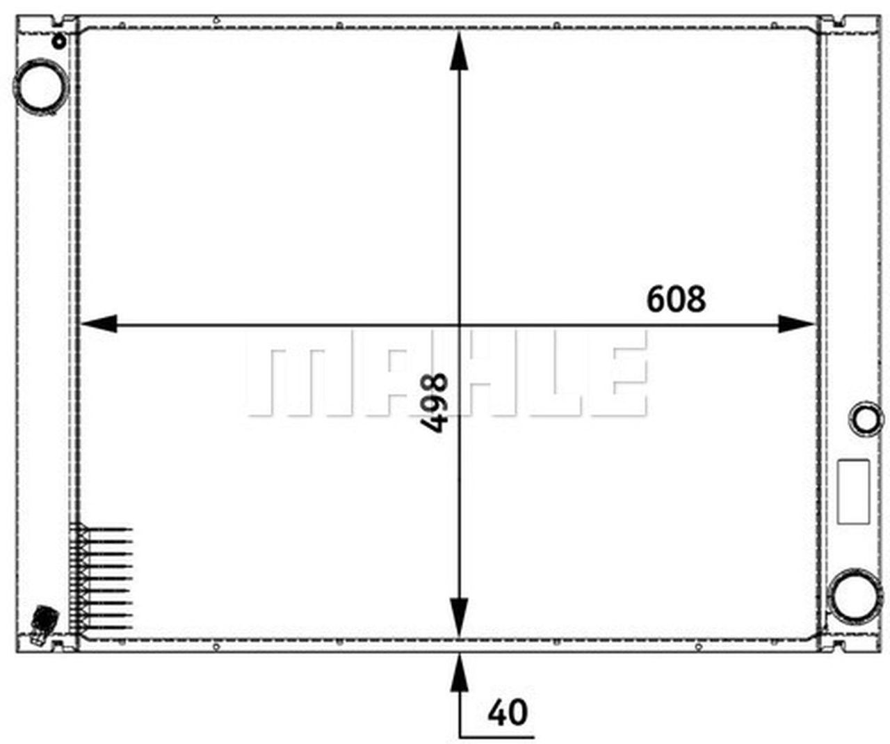MAHLE PC Radiator CR777000P