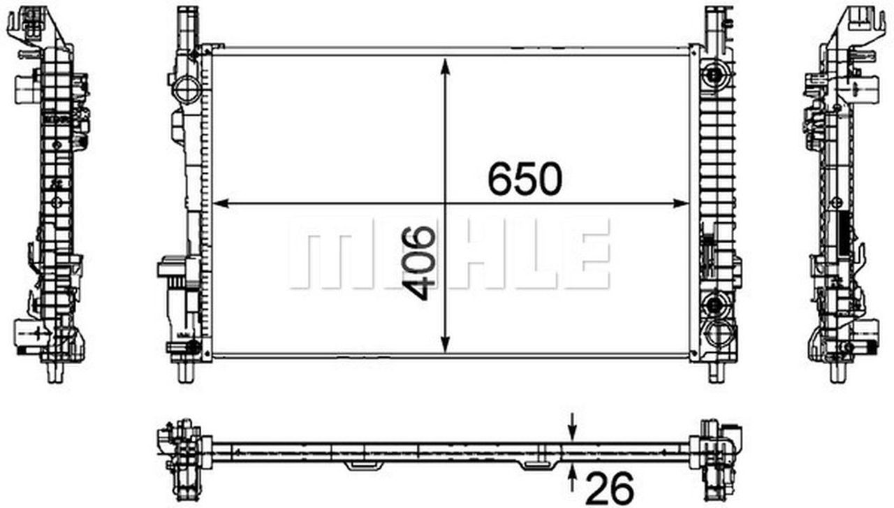 MAHLE PC Radiator CR781000P