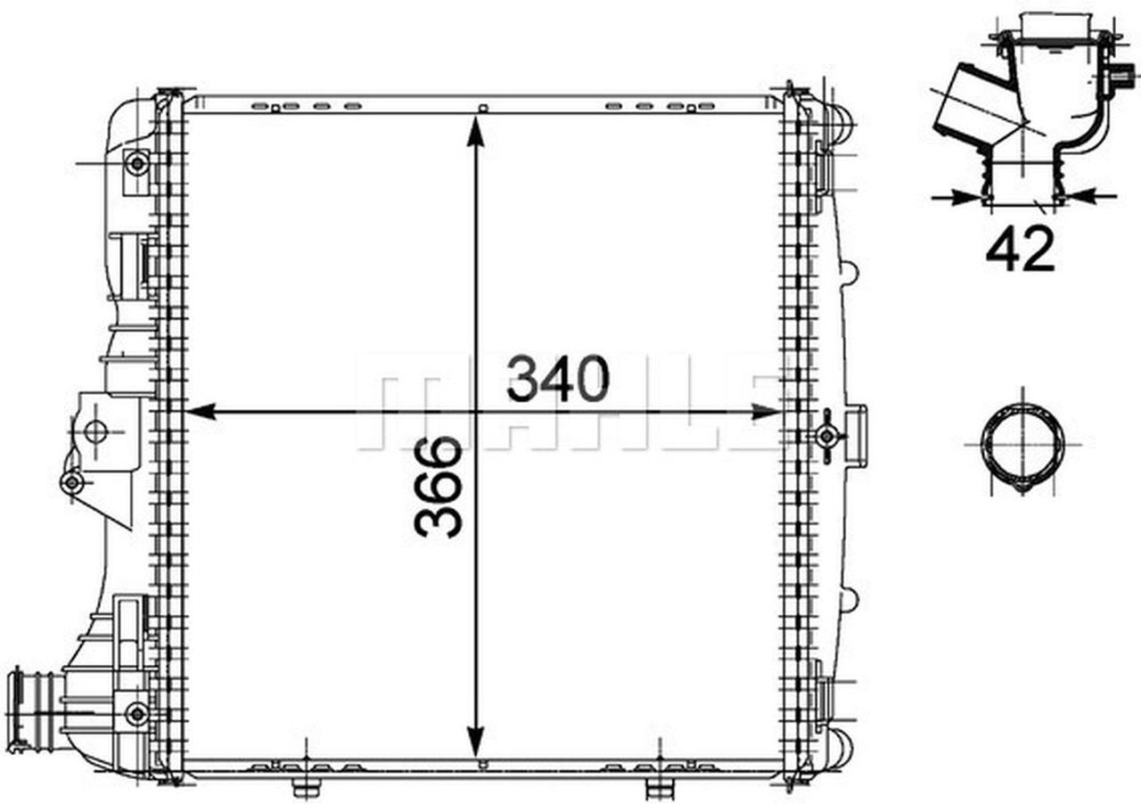 MAHLE PC Radiator CR782000P