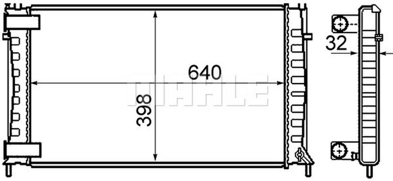MAHLE PC Radiator CR803000S