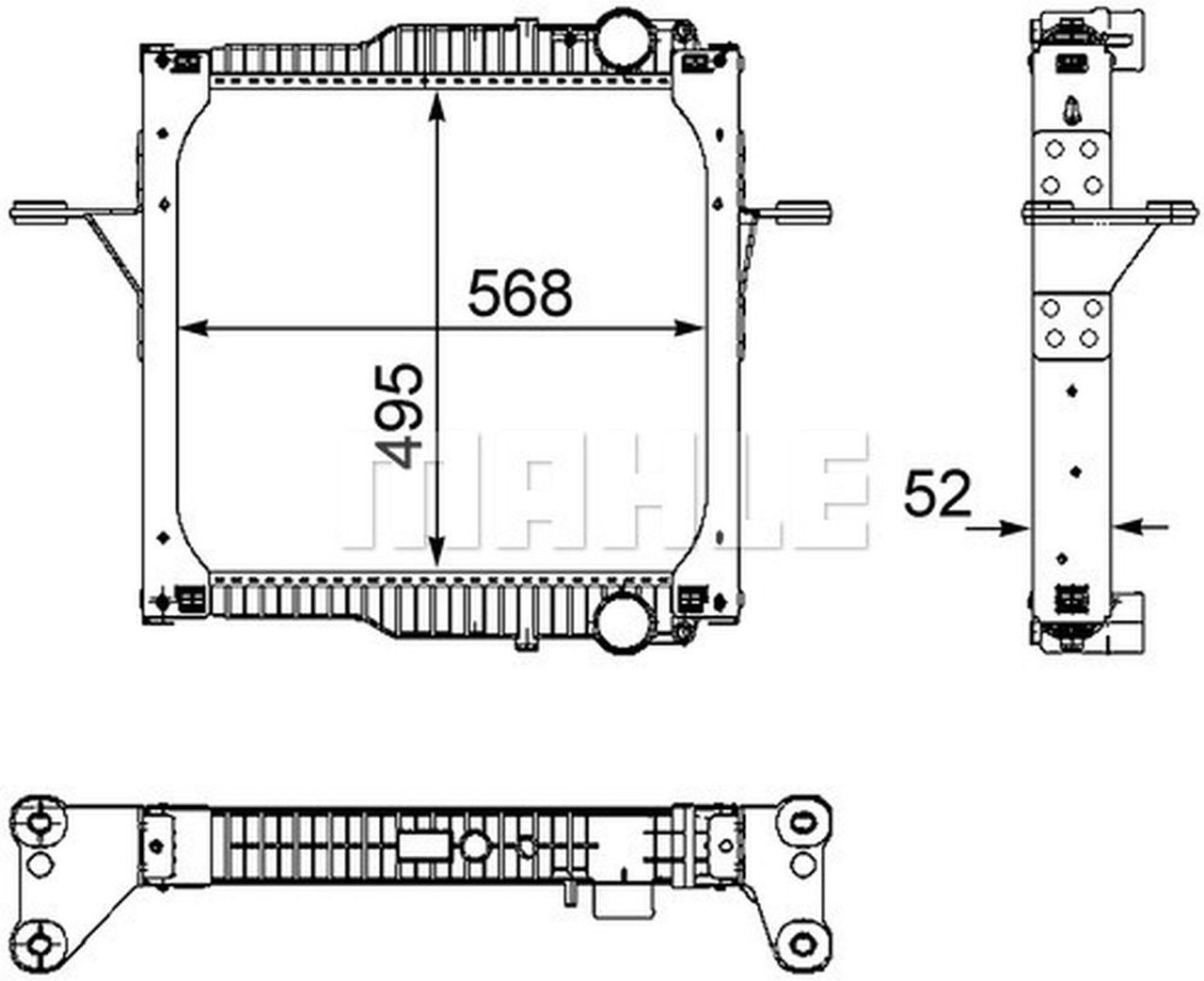 MAHLE Truck/Bus Radiator CR820000P