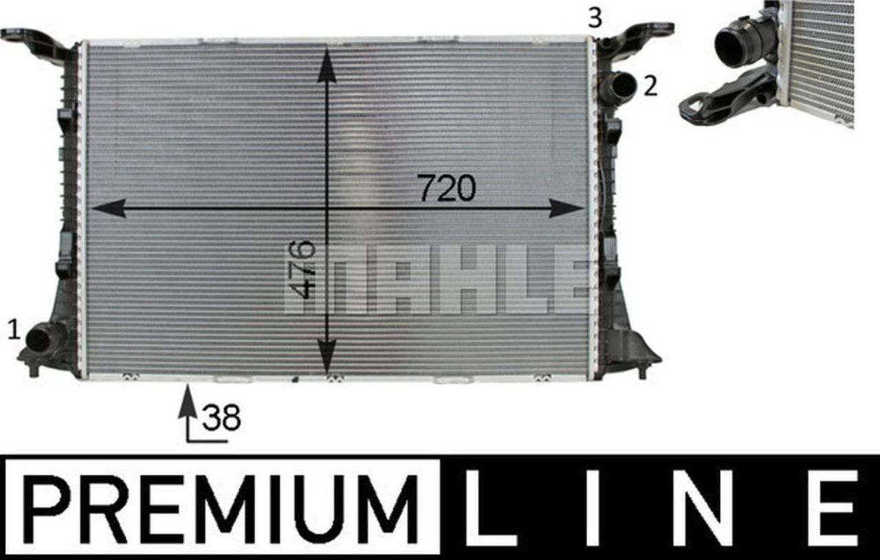 MAHLE PC Radiator CR82000P
