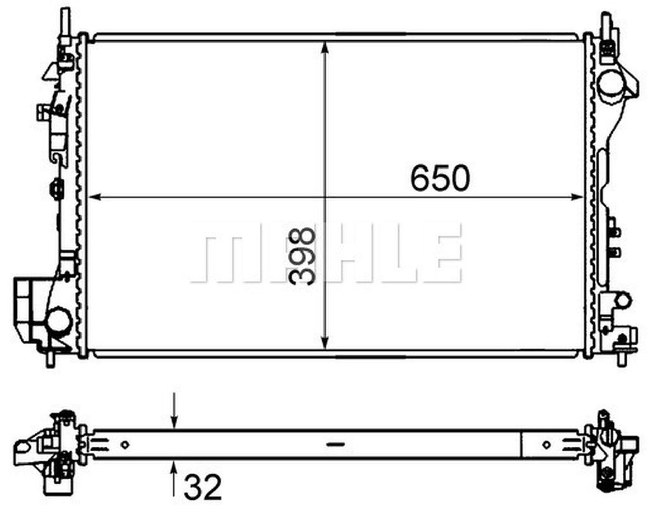 MAHLE PC Radiator CR834000S