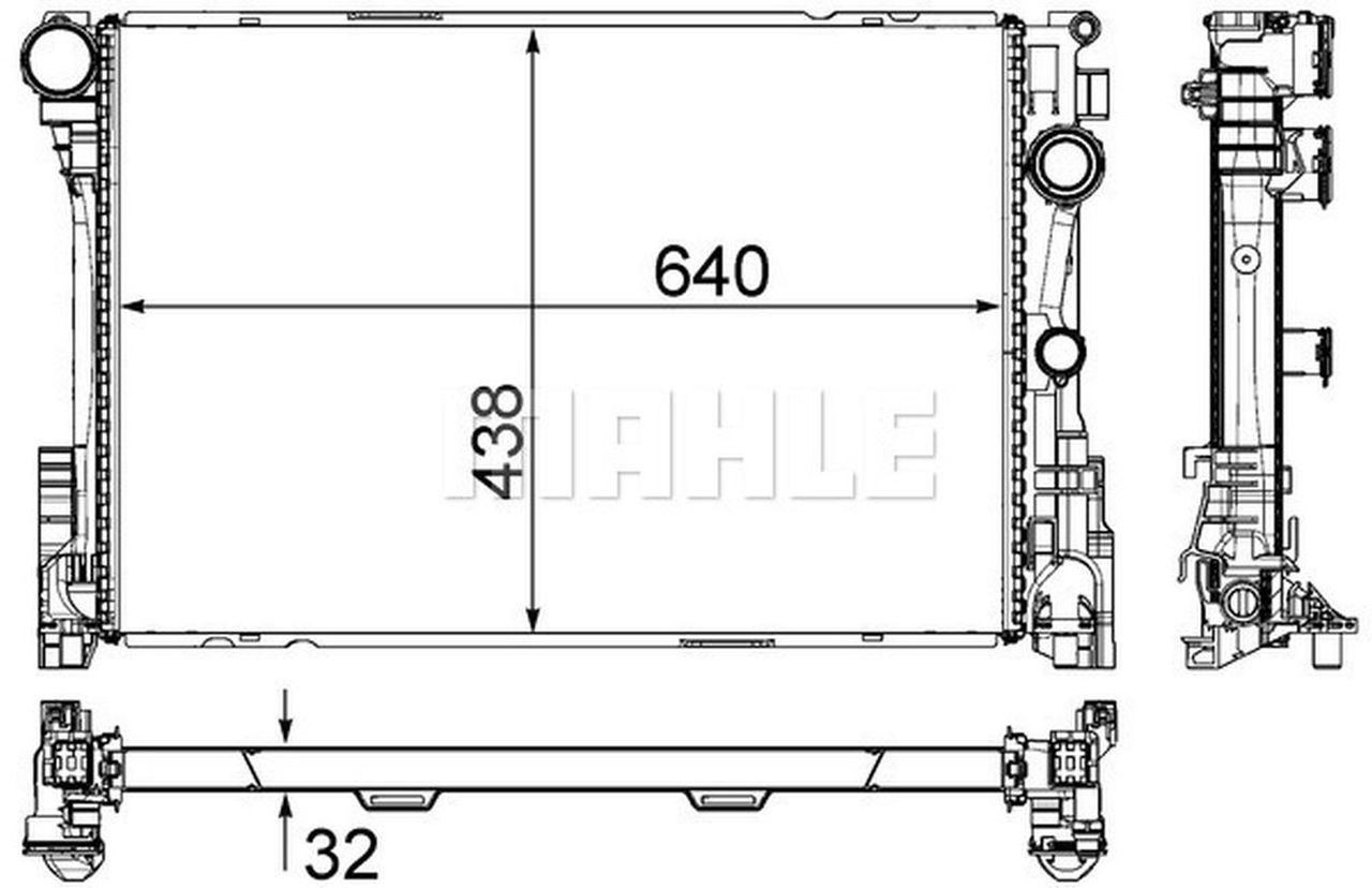MAHLE PC Radiator CR83000P