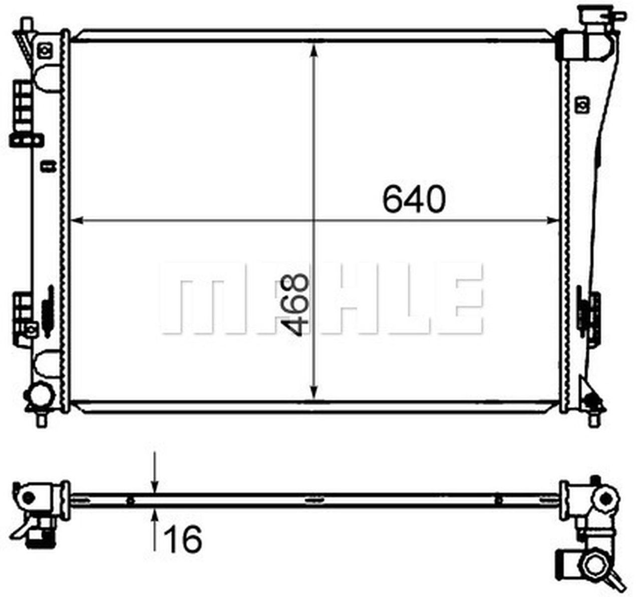 MAHLE PC Radiator CR846000S