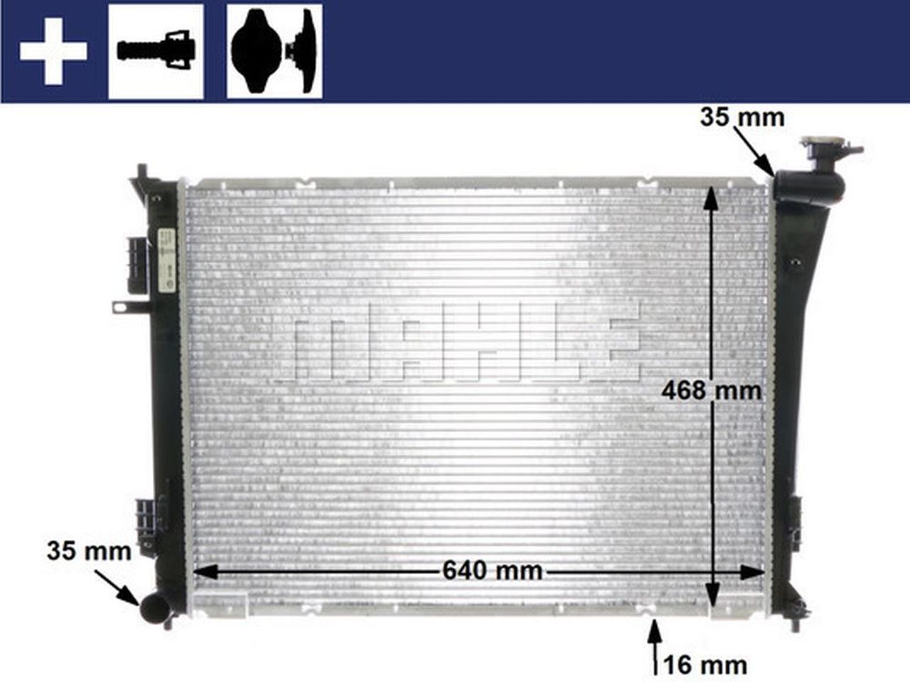 MAHLE PC Radiator CR846000S