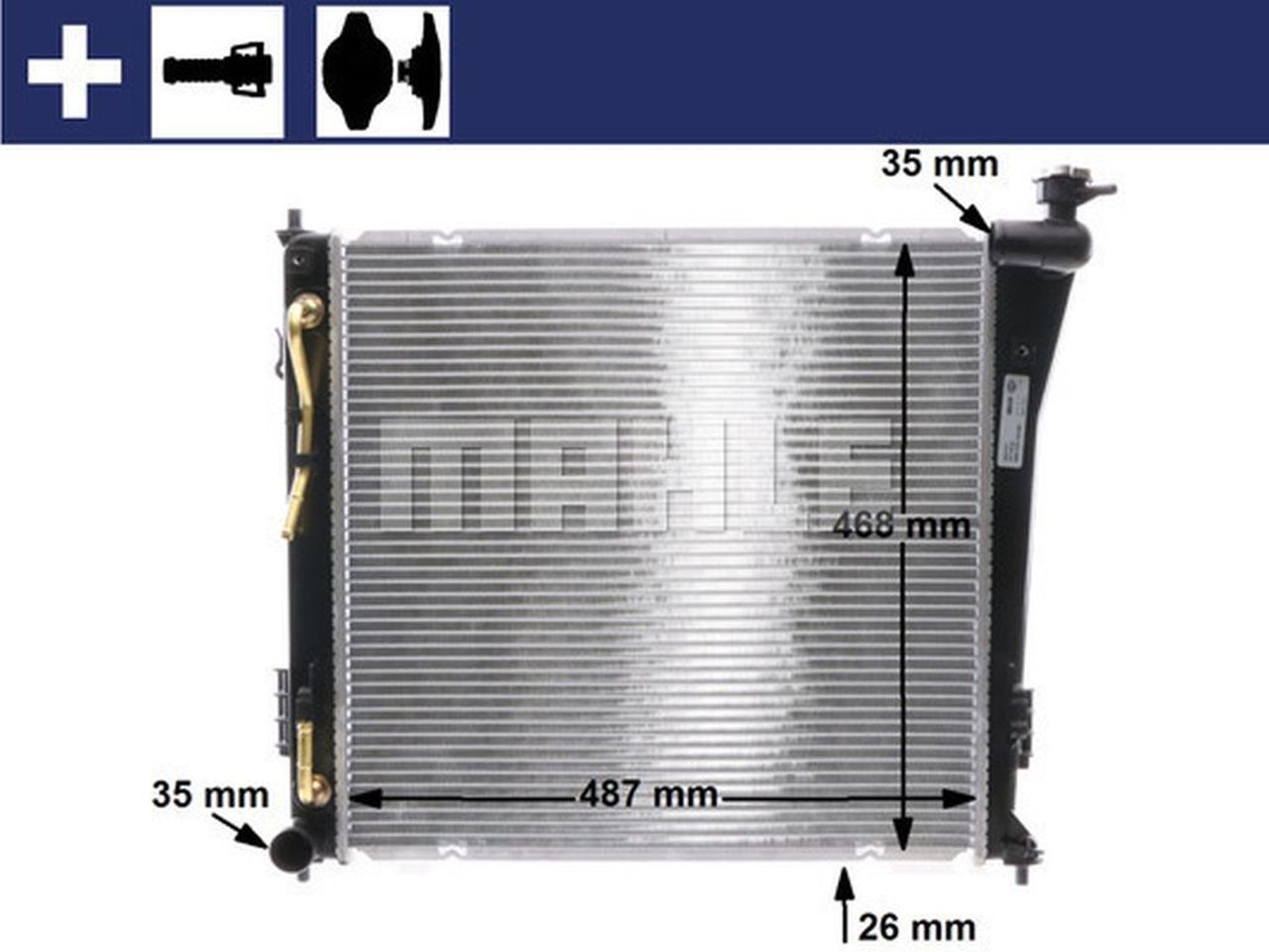 MAHLE PC Radiator CR847000S