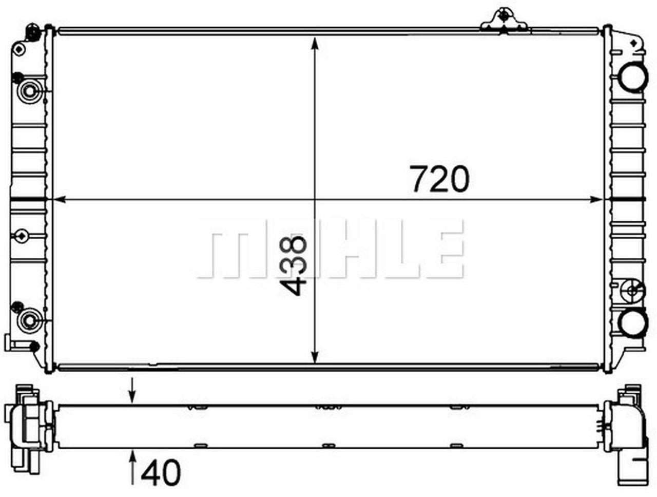 MAHLE PC Radiator CR853000S