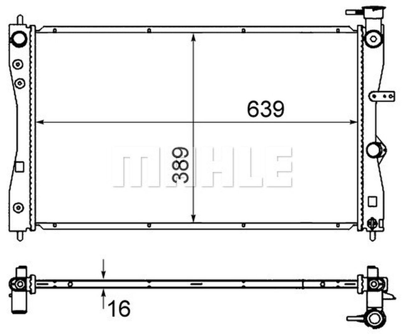 MAHLE PC Radiator CR858000S