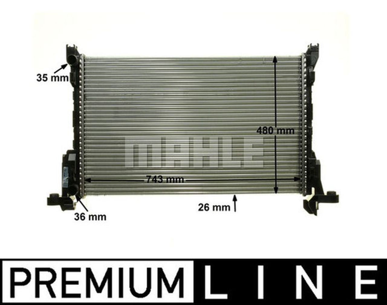 MAHLE LCV Radiator CR85000P