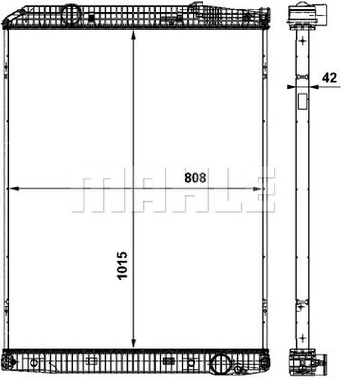 MAHLE Truck/Bus Radiator CR862000P
