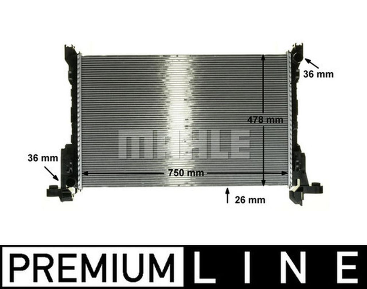 MAHLE LCV Radiator CR86000P