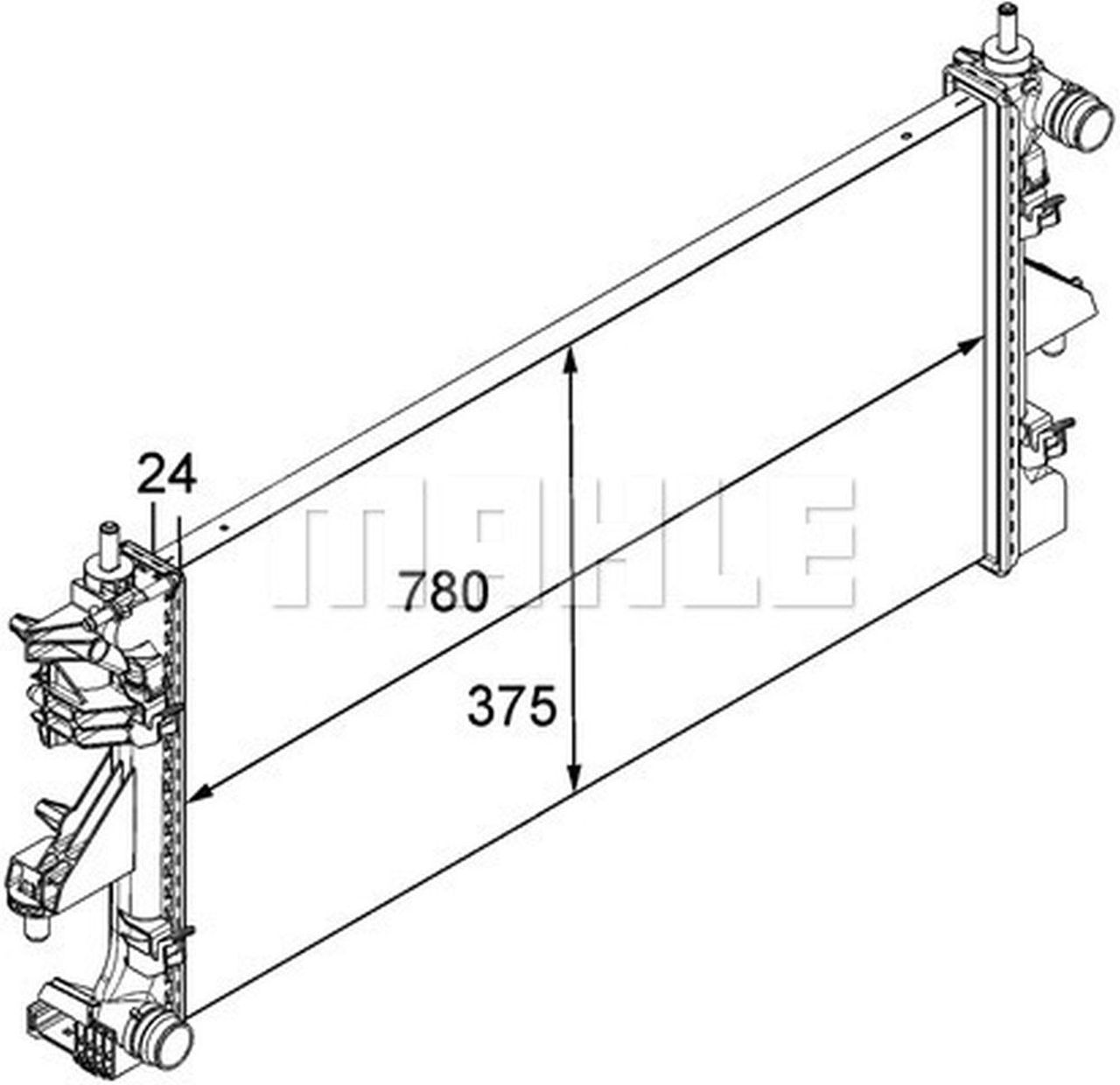 MAHLE LCV Radiator CR881000P