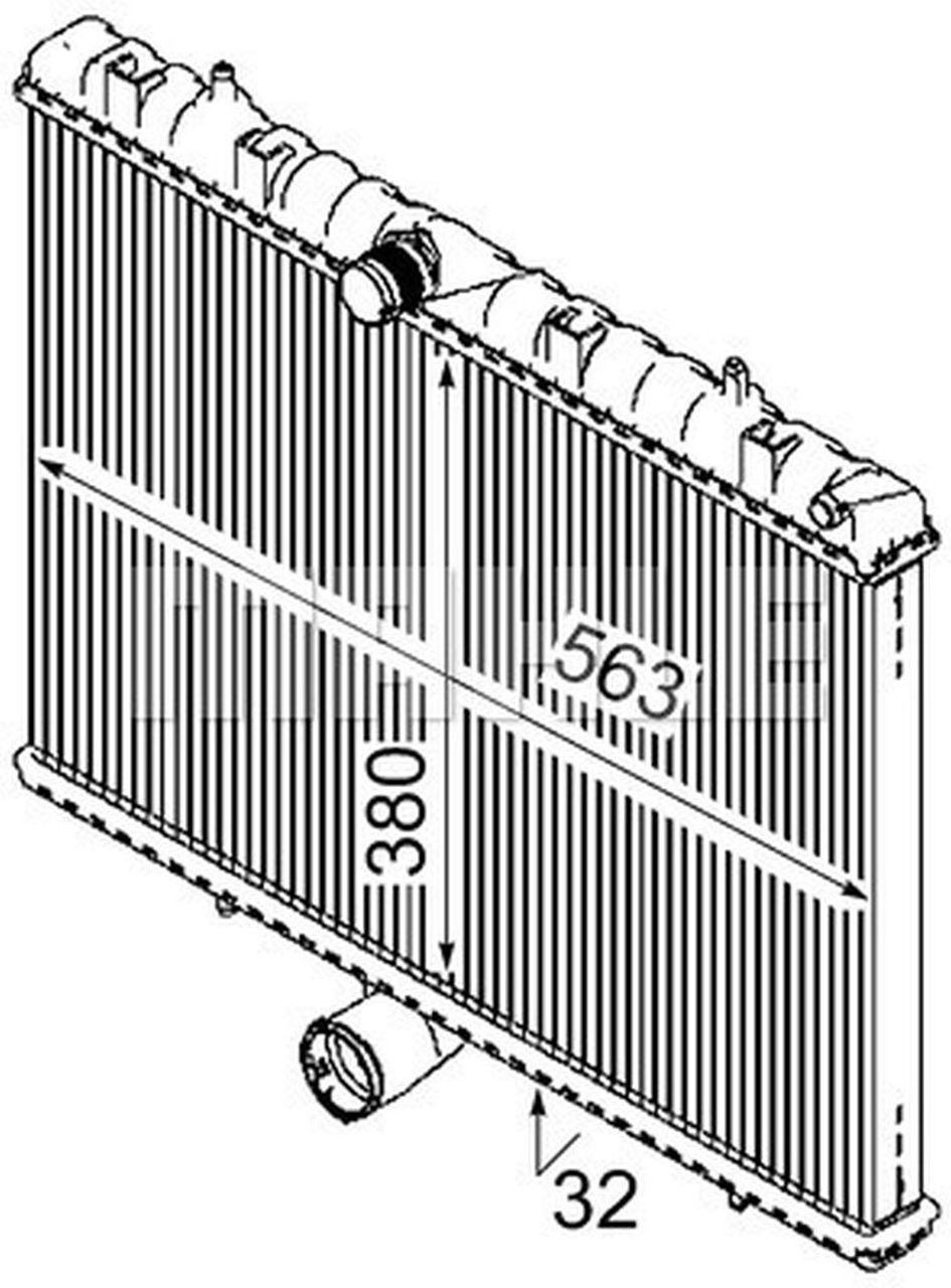 MAHLE LCV Radiator CR889000S