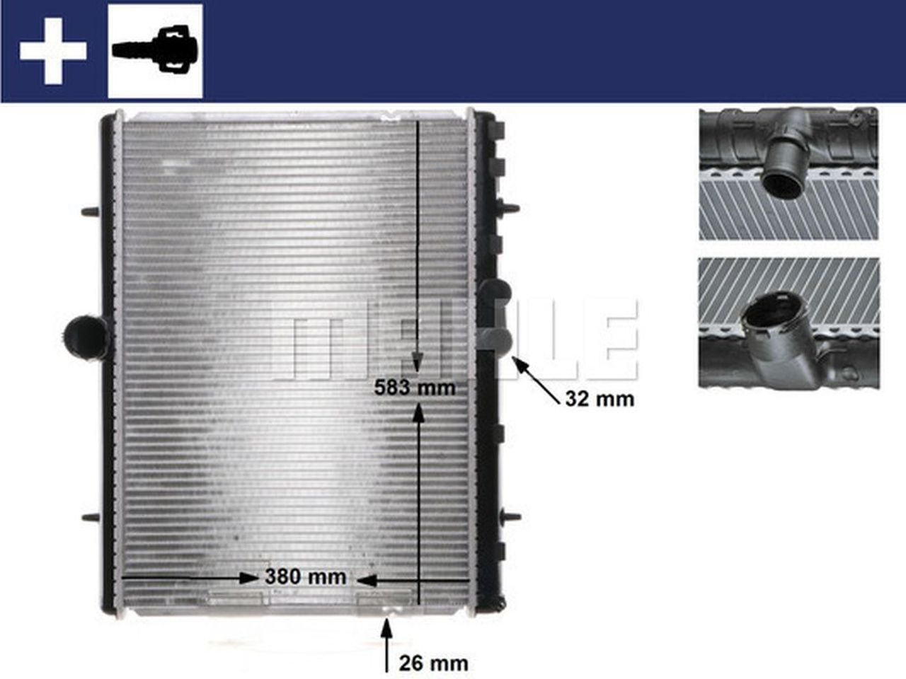 MAHLE LCV Radiator CR889000S