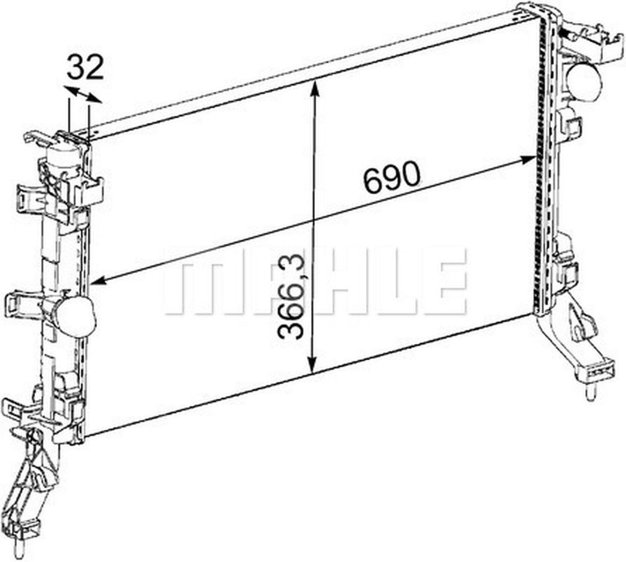 MAHLE PC Radiator CR895000P