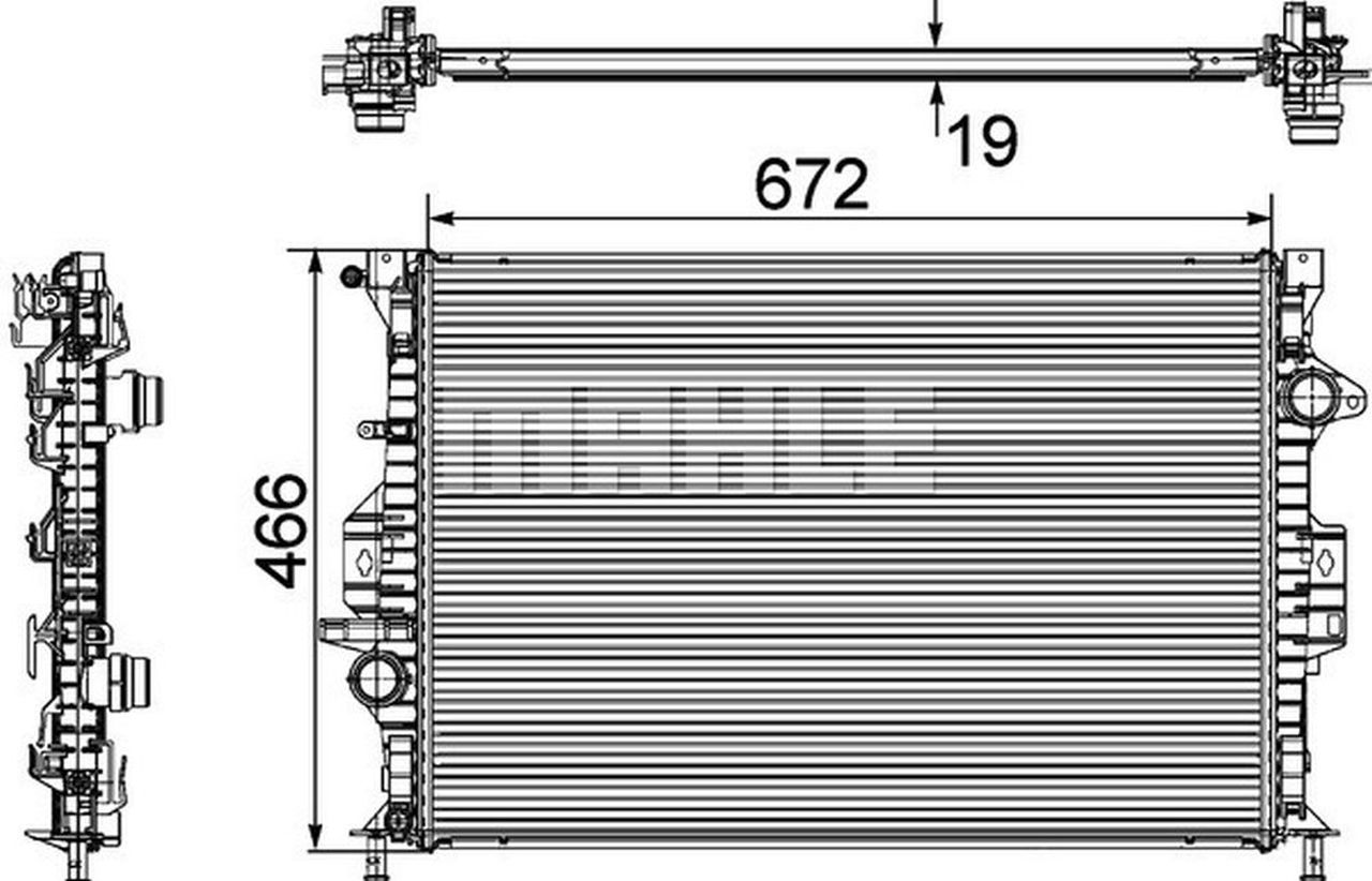 MAHLE PC Radiator CR907000P