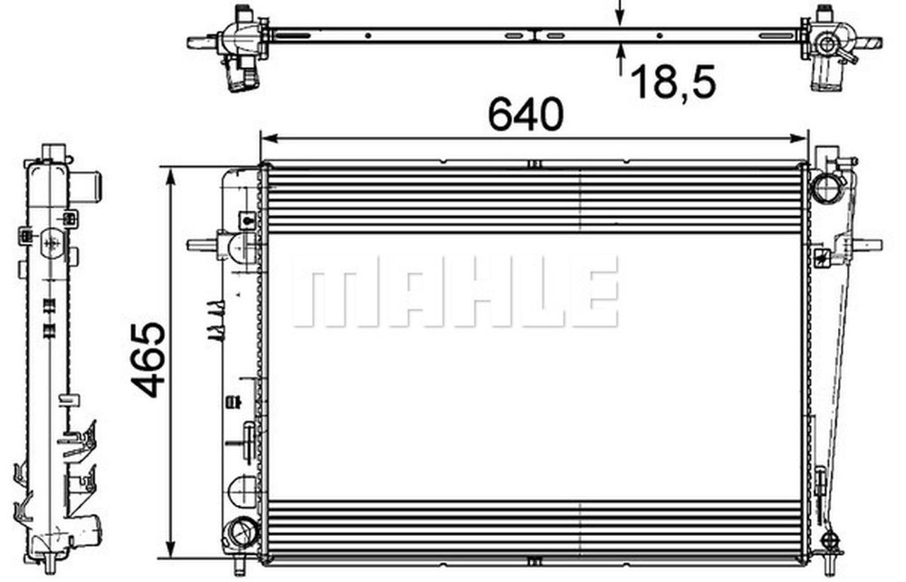 MAHLE PC Radiator CR909000P