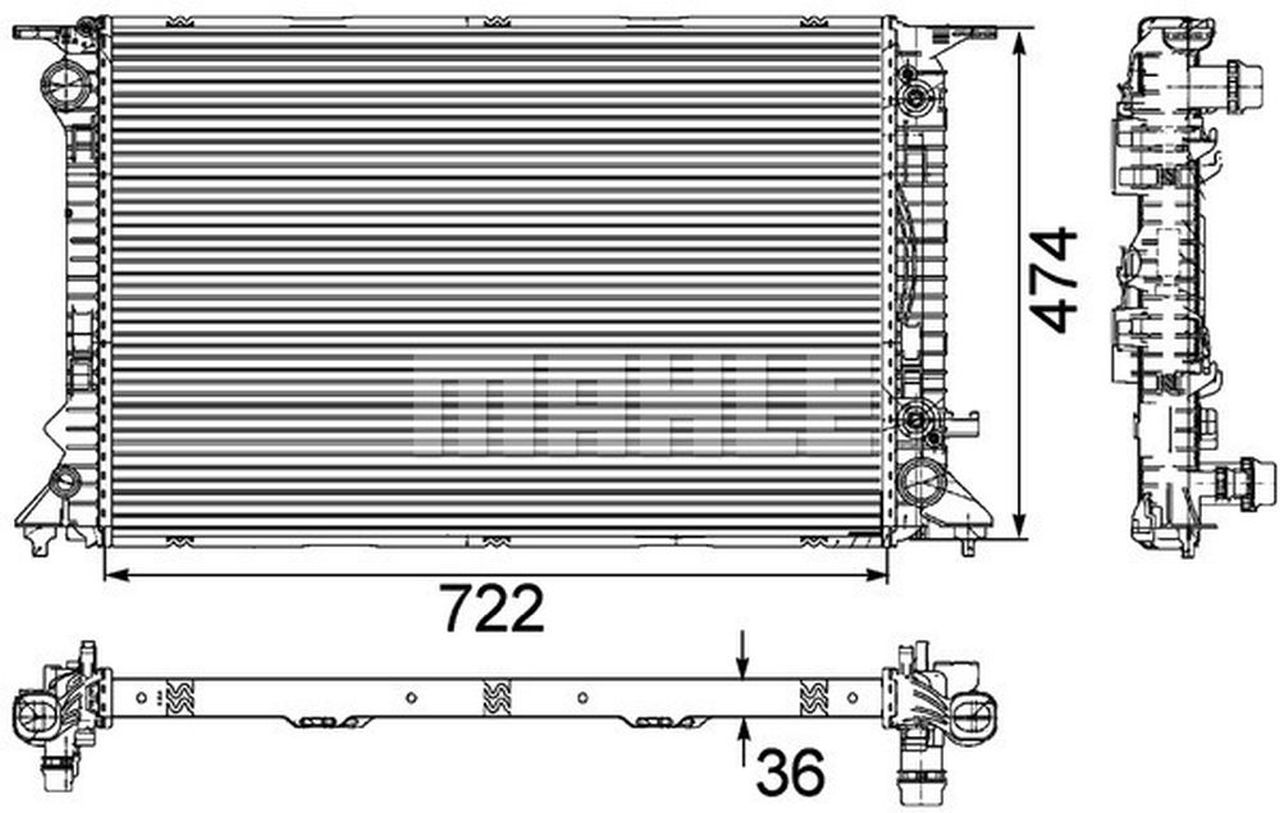 MAHLE PC Radiator CR912000P