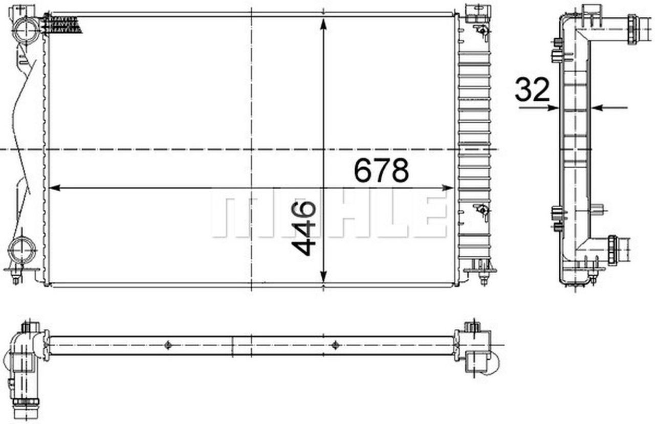 MAHLE PC Radiator CR977000S