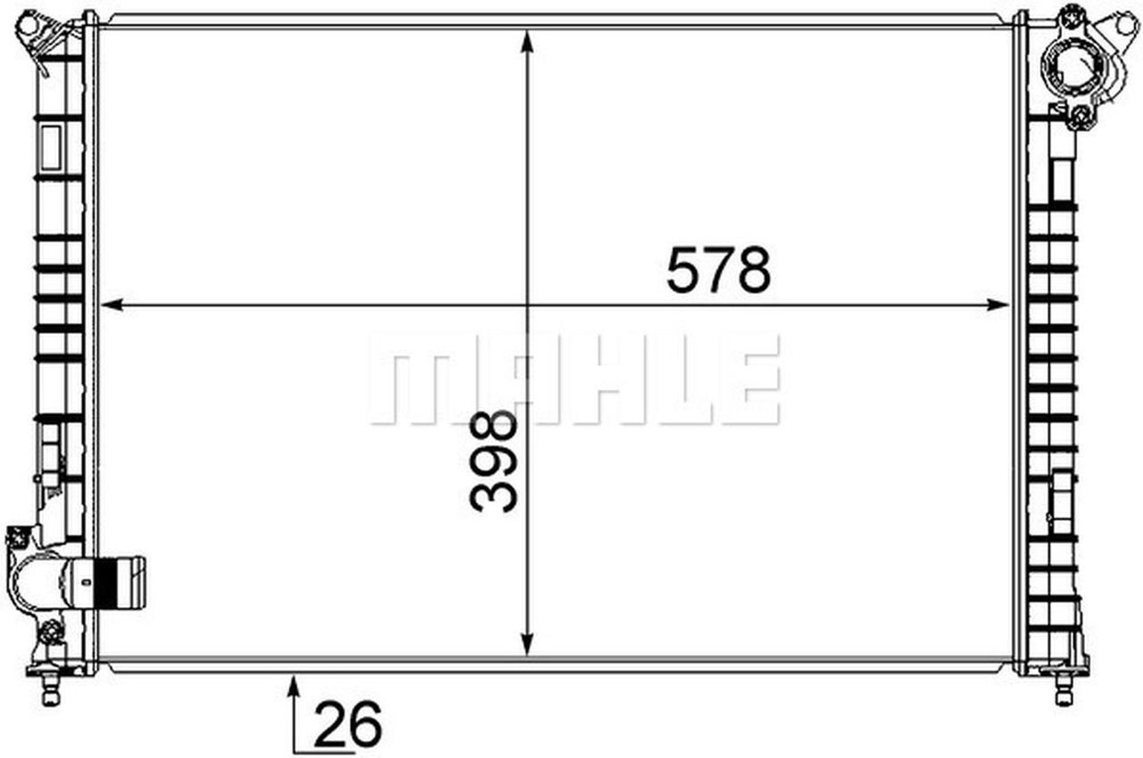 MAHLE PC Radiator CR983000S