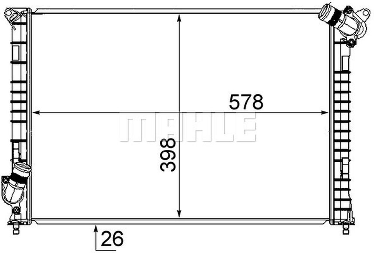 MAHLE PC Radiator CR984000S