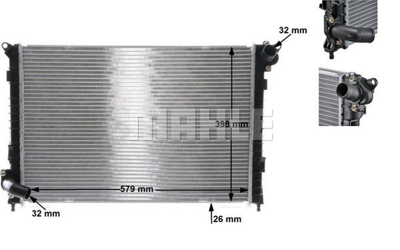 MAHLE PC Radiator CR985000S MAHLE PC Radiator CR985000S