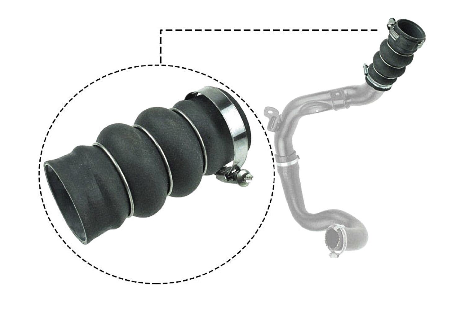 VAICO Charge Air Hose V25-1052