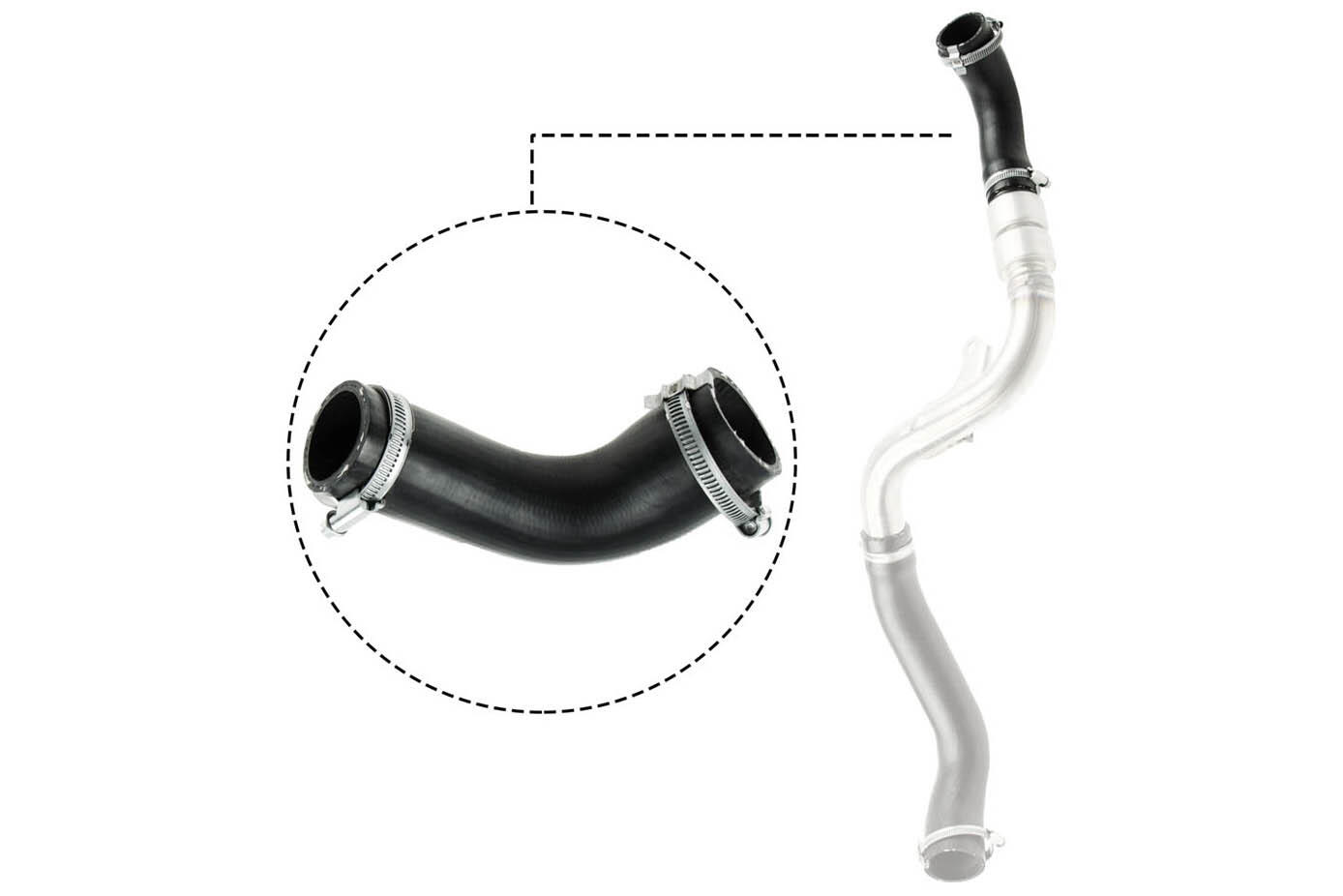 VAICO Charge Air Hose V25-1487