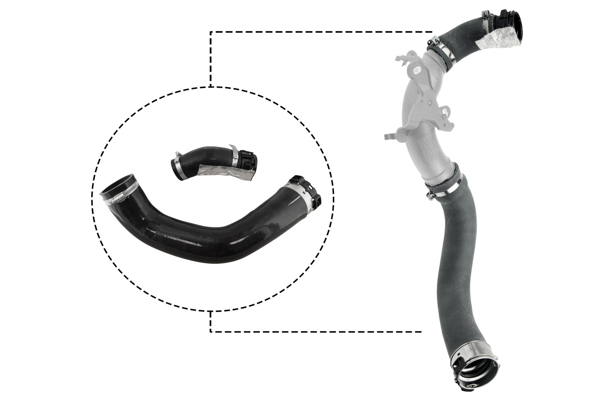 VAICO Charge Air Hose V46-1025