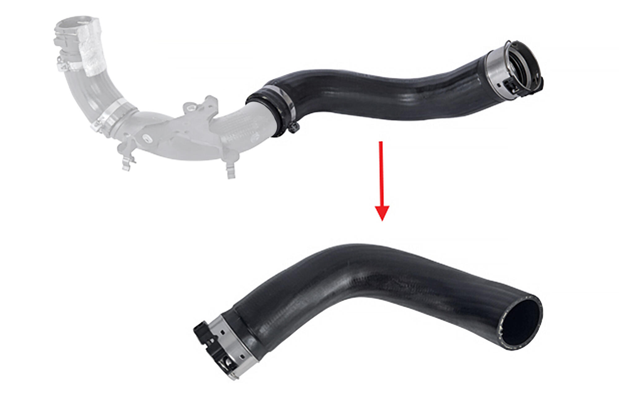 VAICO Charge Air Hose V46-1725