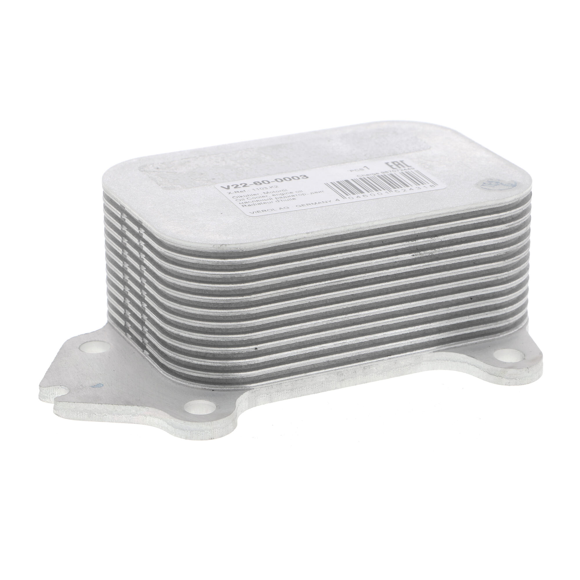 VEMO Oil Cooler, engine oil V22-60-0003