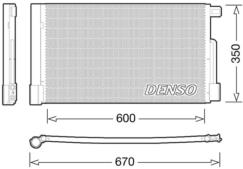 Model Condensor Denso Denso Aircon Condenser DCN01004 - ARKS4Cooling