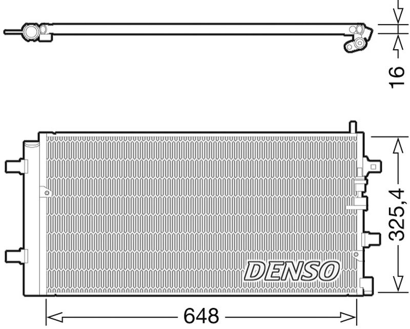 Model Condensor Denso Denso Aircon Condenser DCN02002 - ARKS4Cooling