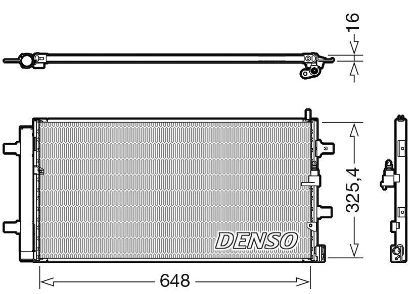 Model Condensor Denso Denso Aircon Condenser DCN02040 - ARKS4Cooling