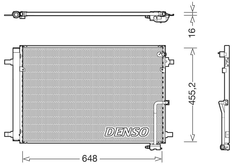 Model Condensor Denso Denso Aircon Condenser DCN02042 - ARKS4Cooling