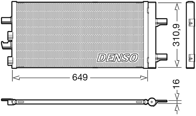 Denso Aircon Condenser DCN05104