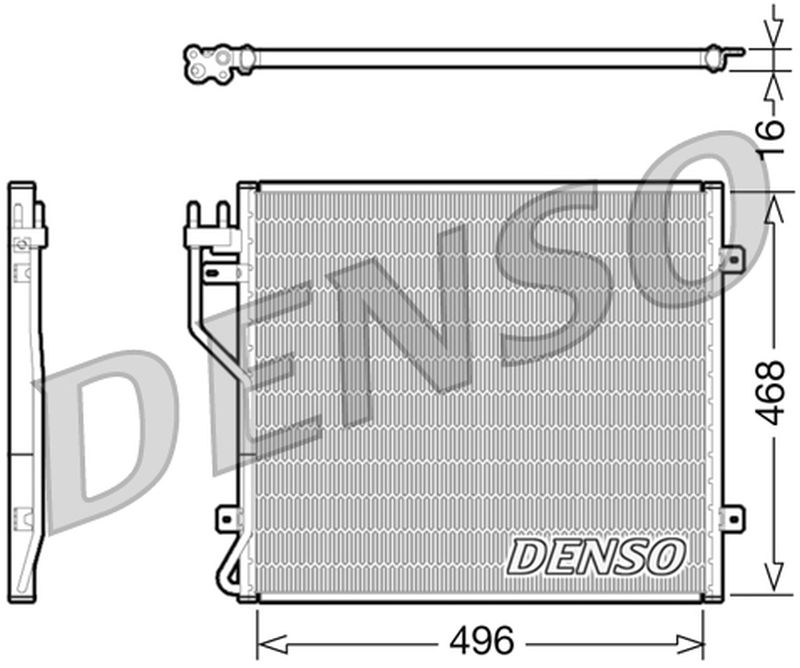 Model Condensor Denso Denso Aircon Condenser DCN06010 - ARKS4Cooling