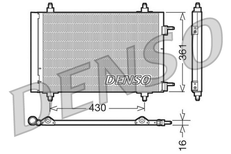 Denso Aircon Condenser DCN07019
