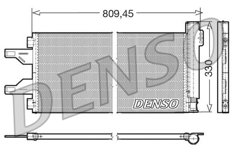Model Condensor Denso Denso Aircon Condenser DCN07050 - ARKS4Cooling