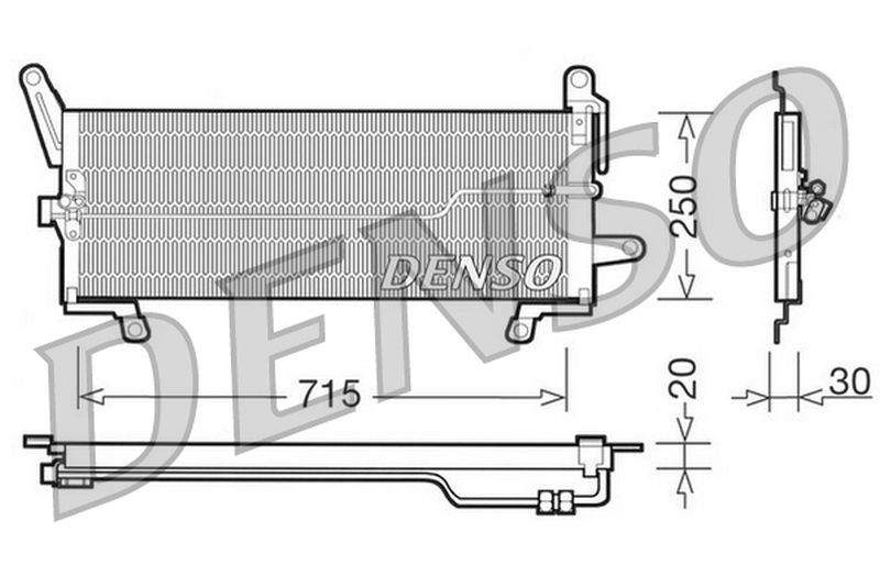 Model Condensor Denso Denso Aircon Condenser DCN09097 - ARKS4Cooling