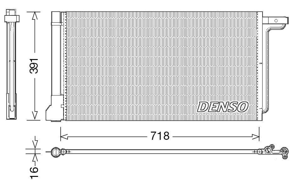Denso Aircon Condenser DCN10028