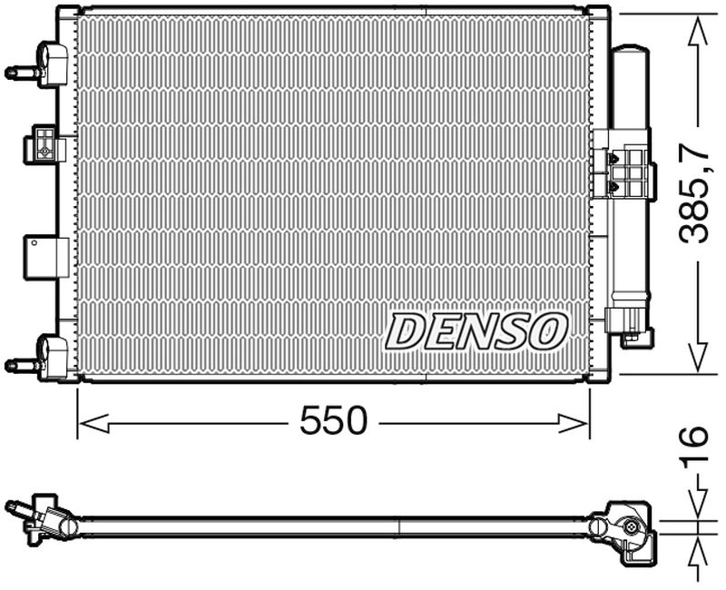Model Condensor Denso Denso Aircon Condenser DCN10046 – ARKS4Cooling.com